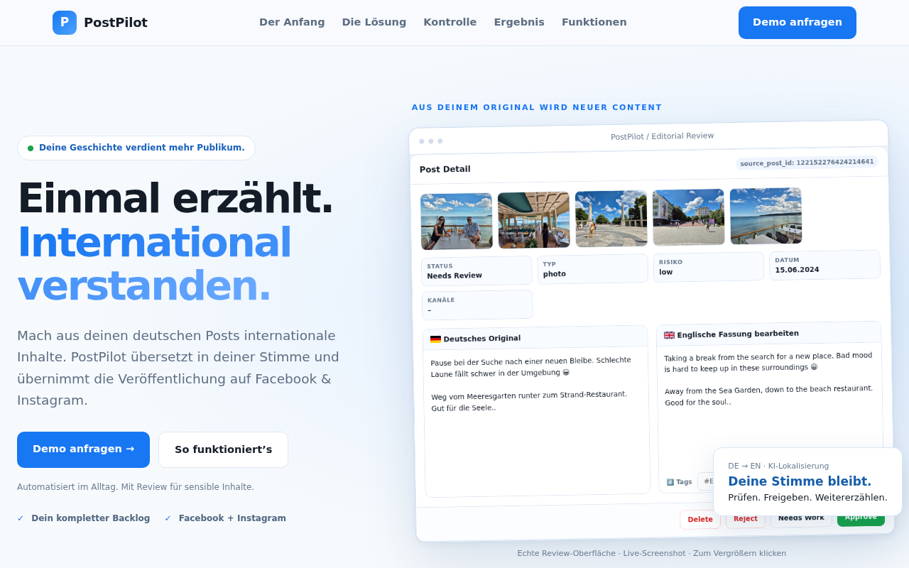 PostPilot Screenshot