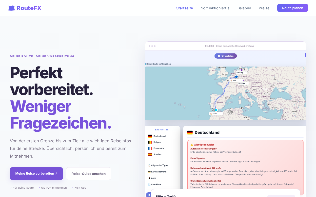 RouteFX Screenshot
